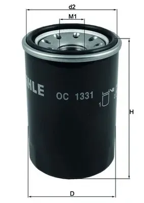 Filtro de óleo OC1331 Mahle Original