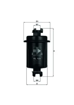 Filtro de combustível KL123 Mahle Original