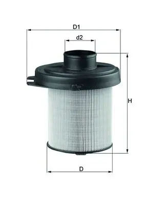 Filtro de ar LX291 Mahle Original