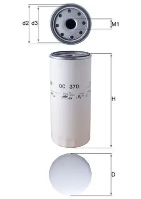 OC370 Mahle Original