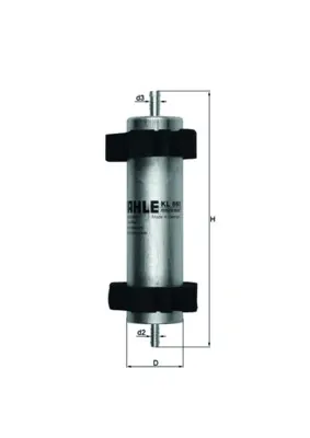 Filtro de combustível KL660 Mahle Original