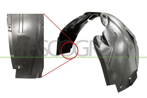 Guarda-barras direito do pára-lama dianteiro Alfa Romeo 159 939