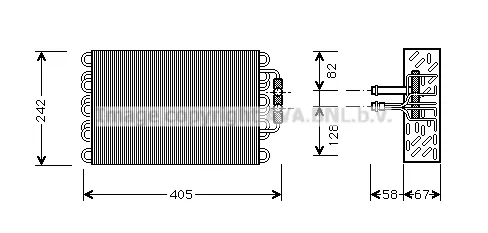 Vaporizador de aparelho de ar condicionado Mercedes C W202