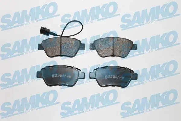 Sapatas do freio dianteiras de disco 5SP763 Samko
