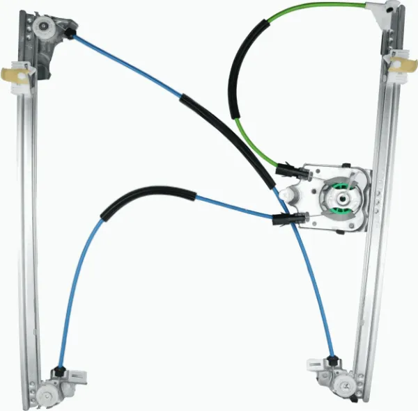 Mecanismo de acionamento de vidro da porta dianteira esquerda 60817110 Lemforder