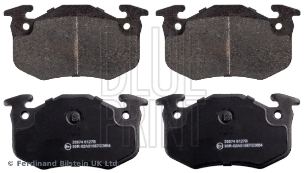 Sapatas do freio traseiras de disco para Renault Clio (B, C, B01)
