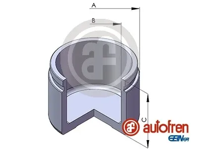 Pistão de suporte do freio traseiro D02575 Autofren