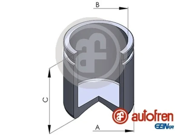 Pistão de suporte do freio dianteiro para Opel Vivaro (F7)