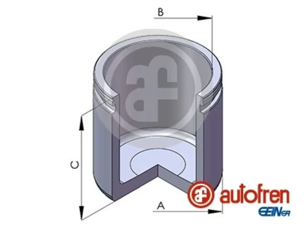 Pistão de suporte do freio dianteiro para Renault Master (JV)
