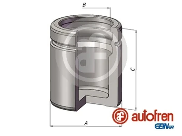 Pistão de suporte do freio dianteiro D025604 Autofren
