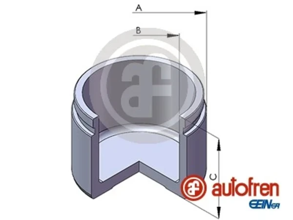 Pistão de suporte do freio dianteiro D02598 Autofren
