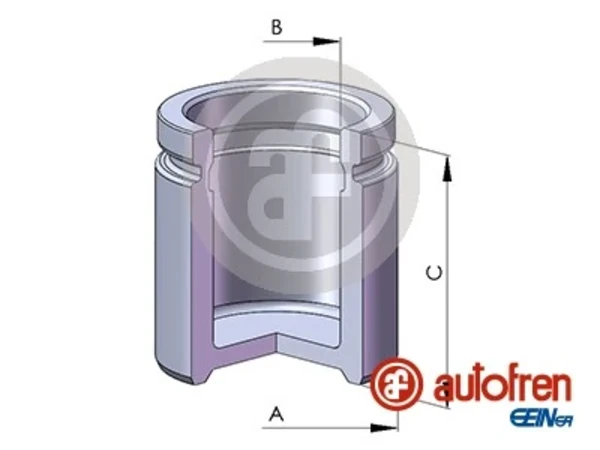 Pistão de suporte do freio dianteiro para Audi A4 (8E5)