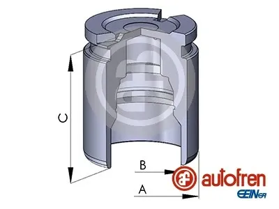 Pistão de suporte do freio traseiro D02519 Autofren
