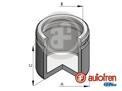 Pistão de suporte do freio dianteiro D025188 Autofren