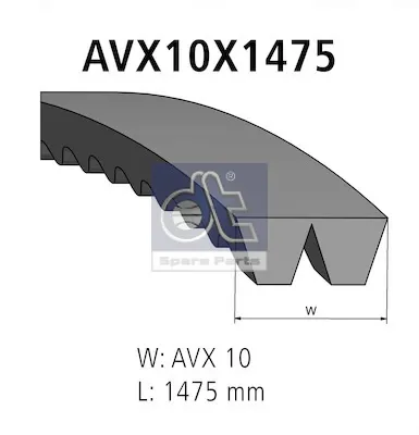 Correia dos conjuntos de transmissão 10AV1475 Goodyear