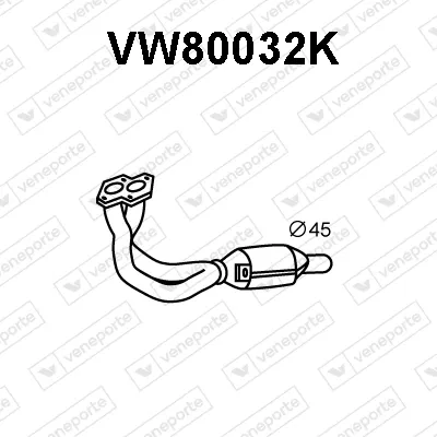 Convertidor - catalisador VW80032K Veneporte
