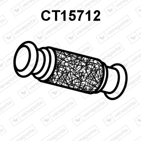 Ondulação do silenciador CT15712 Veneporte