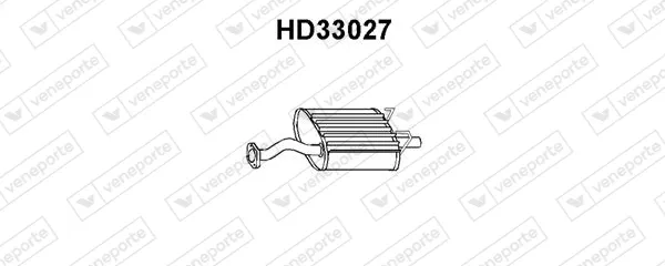 Silenciador, parte traseira HD33027 Veneporte