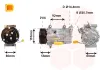 Compressor de aparelho de ar condicionado MINI Cooper R56