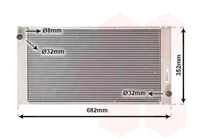 Radiador de esfriamento de motor MINI Cooper R56
