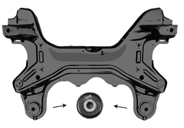 5888690 VAN Wezel viga de suspensão dianteira (plataforma veicular)