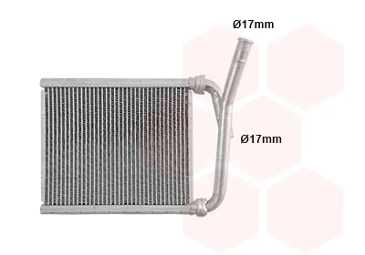 Radiador de forno (de aquecedor) 53016701 VAN Wezel