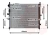 Radiador de esfriamento de motor Mercedes ML/GLE W163