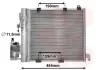 Radiador de aparelho de ar condicionado Opel Zafira F75
