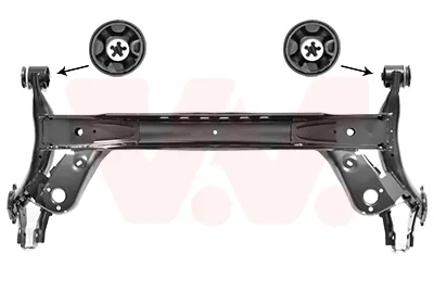 Viga de suspensão traseira (plataforma veicular) para Skoda Octavia IV A8 NX5, PV5