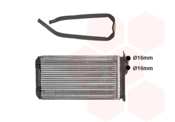 Radiador de forno (de aquecedor) para Seat Ibiza (021A)