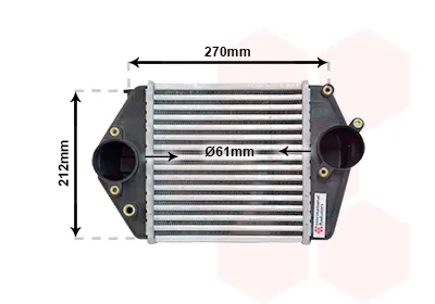 Radiador de intercooler Mazda 6 GY