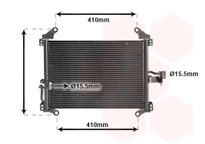 Radiador de aparelho de ar condicionado Fiat Ducato 2 230L