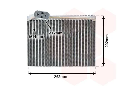 Vaporizador de aparelho de ar condicionado Peugeot 206 2A/C