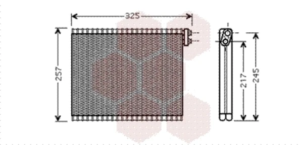Vaporizador de aparelho de ar condicionado para Lexus IS (E2)