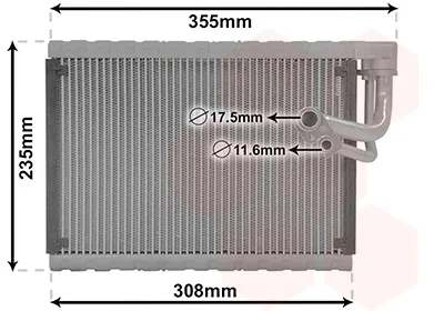 Vaporizador de aparelho de ar condicionado Audi A4 Avant B8
