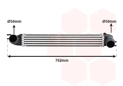 Radiador de intercooler MINI Cooper R56