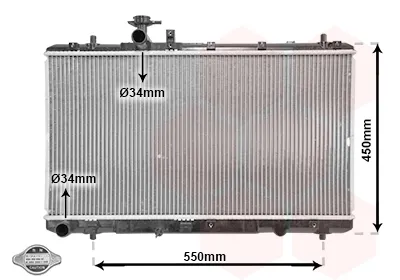 Radiador de esfriamento de motor Suzuki SX4 GY