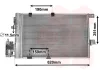 Radiador de aparelho de ar condicionado Opel Astra 51, 52, F35, M35