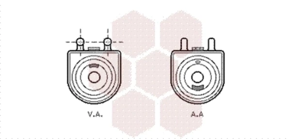 Radiador de óleo para Peugeot 206 (2A/C)
