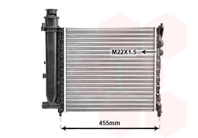 Radiador de esfriamento de motor 40002073 VAN Wezel