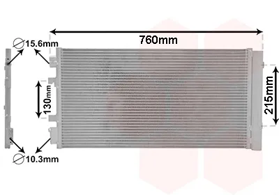 Radiador de aparelho de ar condicionado Renault Scenic JZ0, JZ1