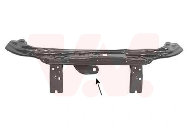 Suporte do radiador montado (painel de montagem de fixação das luzes) 1774664 VAN Wezel
