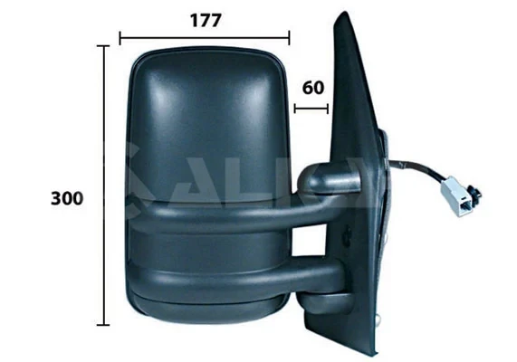 9226902 Alkar espelho de retrovisão direito