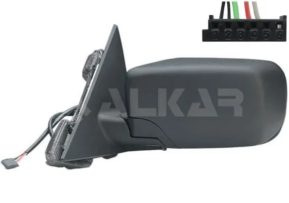 Espelho de retrovisão esquerdo 6125849 Alkar