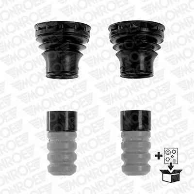 Pára-choque (grade de proteção) de amortecedor dianteiro + bota de proteção PK390 Monroe