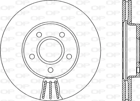Disco do freio dianteiro Mazda 3 BK