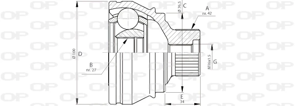 CVJ571010 Open Parts