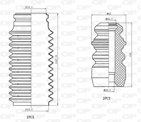 DCK500904 Open Parts