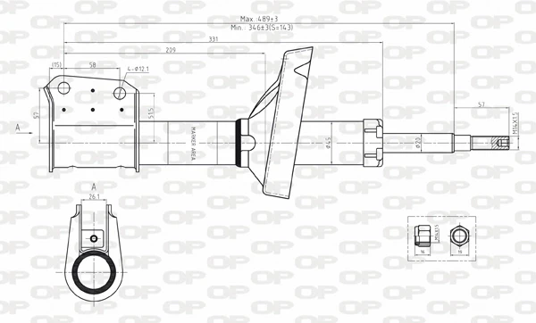 SAB807431 Open Parts