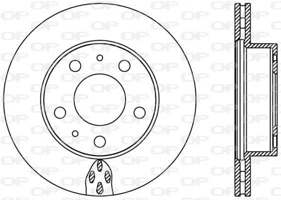 Disco do freio dianteiro Fiat Ducato 1 290